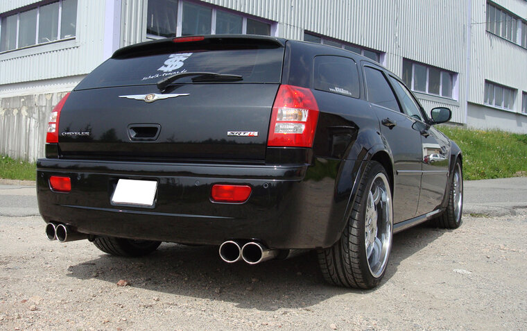 Fox Sportuitlaat Chrysler 300C SRT8 achterdemper rechts/links - 2x100 type 17 rechts/links