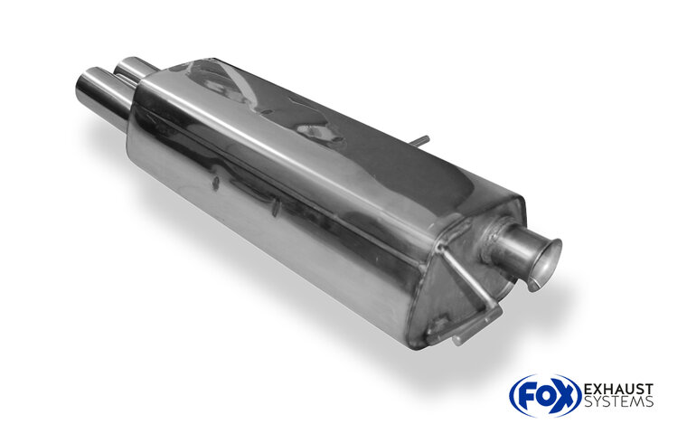 Fox Sportuitlaat Peugeot 307 achterdemper - 2x76 Type 13
