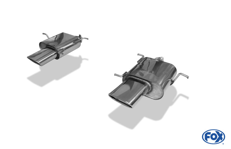 Fox Sportuitlaat Maserati 3200GT achterdemper rechts/links - 150x70 type 53 rechts/links