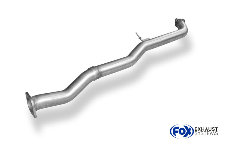 Fox Sportuitlaat Vervangingspijp voor de voordemper van de Nissan 350Z &Oslash;70mm