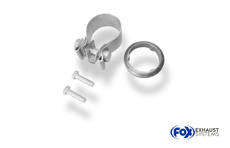 Fox Sportuitlaat BMW E30 316i/318i vanaf 9/87 Half uitlaatsysteem vanaf katalysator met 2-gats flens - 2x76 Type 13