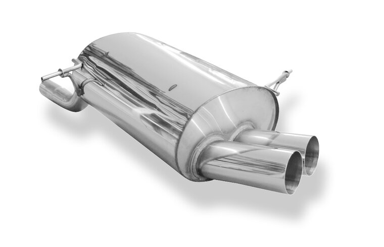 Fox Sportuitlaat BMW E36 316Ti achterdemper - 2x76 Type 10