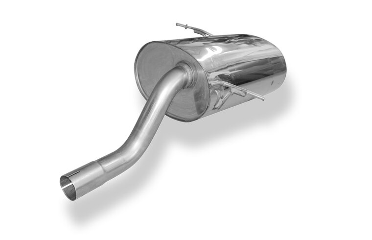 Fox Sportuitlaat BMW E36 316i/318Ti compacte achterdemper - 2x80 Type 13