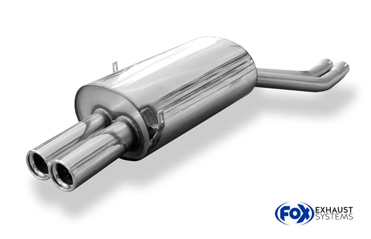Fox Sportuitlaat BMW E46 320/ 323/ 325/ 328/ 330 Dubbele uitlaatdemper - 2x76 Type 13