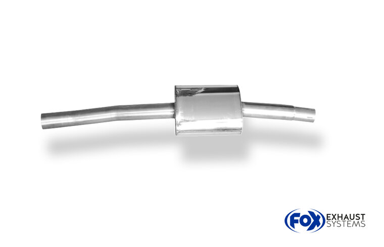 Fox Sportuitlaat BMW E46 316Ti/ 318 Ti enkelvoudige voordemper