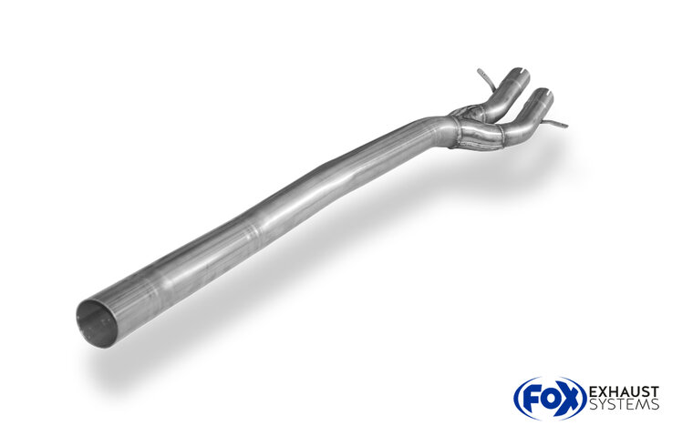Fox Sportuitlaat BMW E46 325Ti middendemper vervangingspijp, dubbele uitlaat