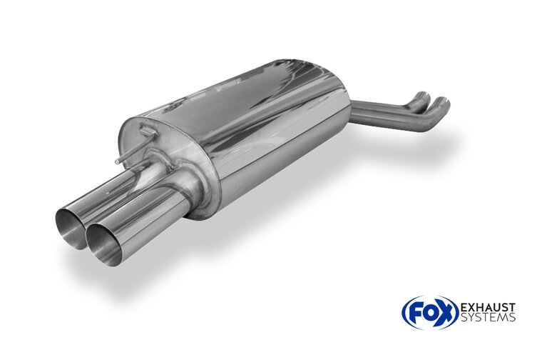 Fox Sportuitlaat BMW E46 330d/ 330xd Dubbele uitlaatdemper - 2x76 Type 10