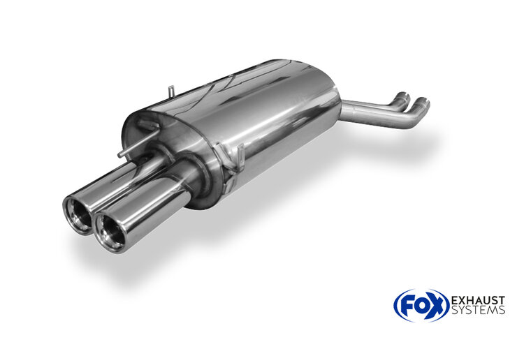 Fox Sportuitlaat BMW E46 330d/ 330xd Dubbele uitlaatdemper - 2x76 Type 13