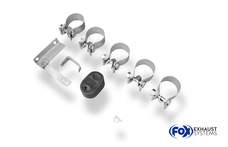 Fox Sportuitlaat BMW E46 330d/330xd Achterdemper, dubbele uitlaat (rechts/links) - 2x70 Type 10 (rechts/links)