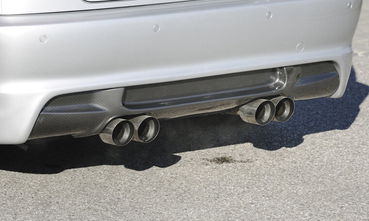 Fox Sportuitlaat BMW E46 320/ 323/ 325/ 328/ 330 M3-look V2 achterdemper, gecentreerde uitlaat - 4x90mm type 14 middenvariant 2