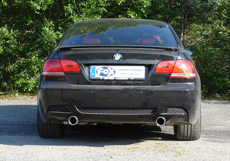 Fox Sportuitlaat BMW E90/91/92/93 335i/335d Achterdemper Rechts/Links - 1x90 Type 17 Rechts/Links