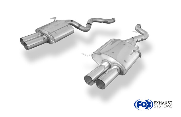 Fox Sportuitlaat BMW E92/93 M3 Coup&eacute;/Cabriolet Achterdemper Rechts/Links - 2x90 Type 10 Rechts/Links