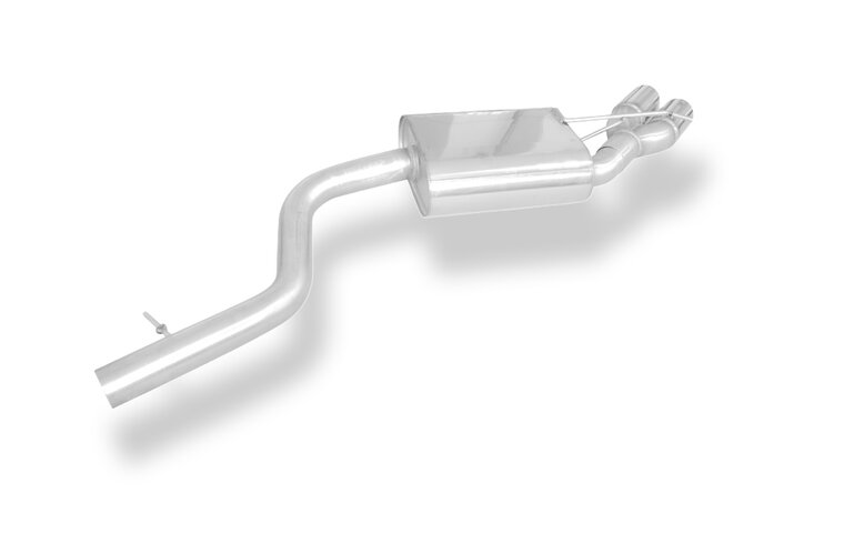 Fox Sportuitlaat BMW E90/91/92 - 320d Achterdemper - 2x76 Type 17
