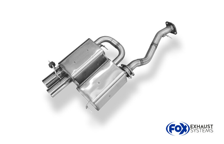 Fox Sportuitlaat BMW E90/91/92 - 330i Achterdemper - 2x80 Type 24