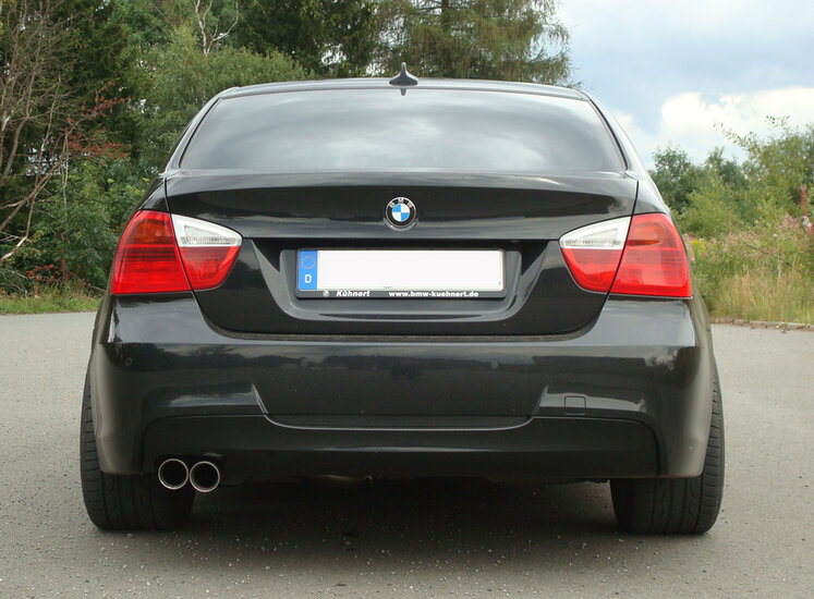 Fox Sportuitlaat BMW E90/91/92 - 325d/ 330d Achterdemper - 2x80 Type 25