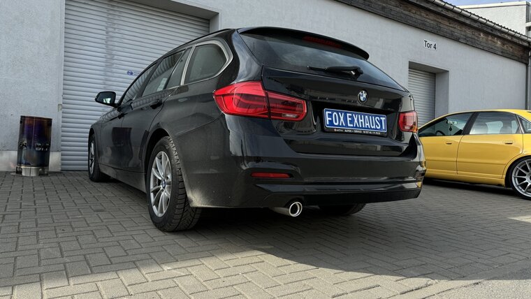 Fox Sportuitlaat BMW F30 F31 - 118i Achterdemper - 1x80 Type 17