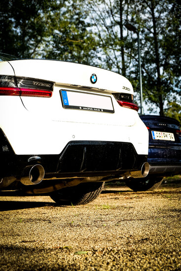 Fox Sportuitlaat BMW G20 - 330i Half uitlaatsysteem vanaf OPF met uitlaatklep - 1x114 Type 25 rechts/links