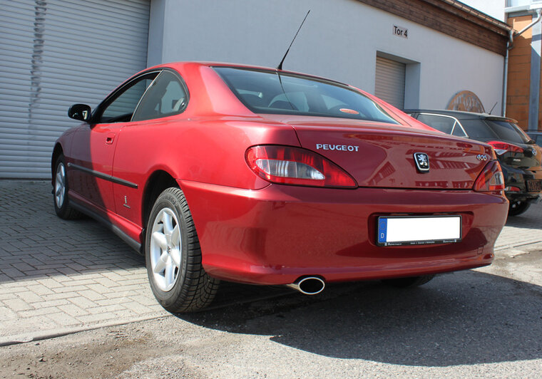 Fox Sportuitlaat Achterdemper Peugeot 406 Sedan/Coupe - 106x71 Type 38