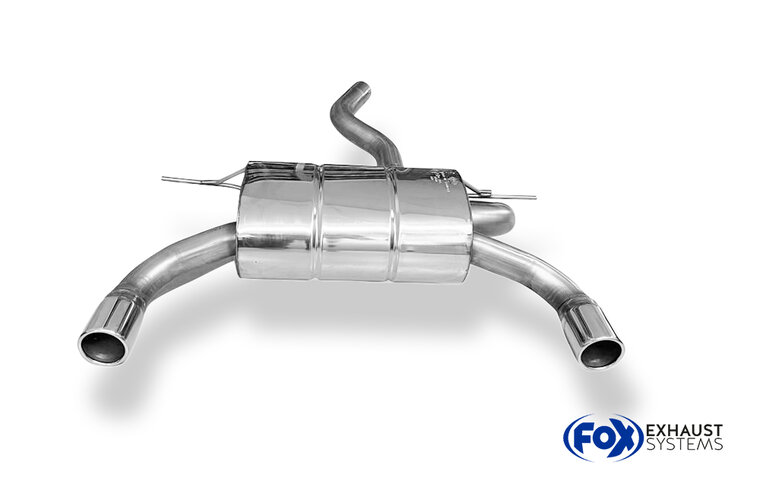 Fox Sportuitlaat BMW F36 - 420i 428i M-pakket - NIET facelift Achterdemper rechts/links - 1x80 Type 12 rechts/links