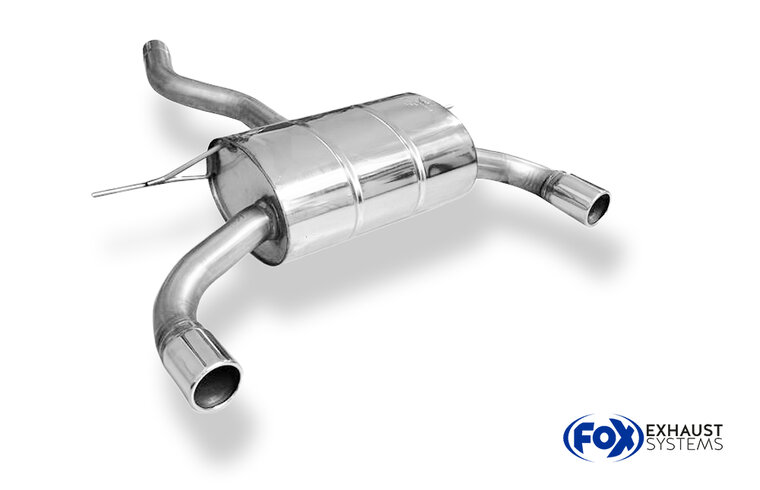 Fox Sportuitlaat BMW F36 - 420i 428i M-pakket - NIET facelift Achterdemper rechts/links - 1x80 Type 12 rechts/links