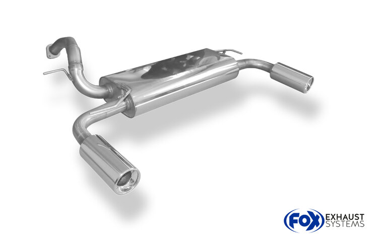 Fox Sportuitlaat Mazda 5 - CR1 Achterdemper dwarsuitgang rechts/links - 1x90 Type 13 rechts/links