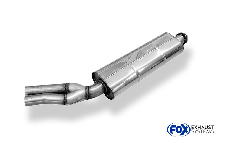 Fox Sportuitlaat BMW E28 520i zonder katalysator, voordemper met stekkerverbinding