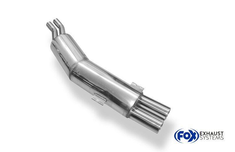 Fox Sportuitlaat BMW E34 525i/530i/535i Achterdemper - 2x80 Type 13