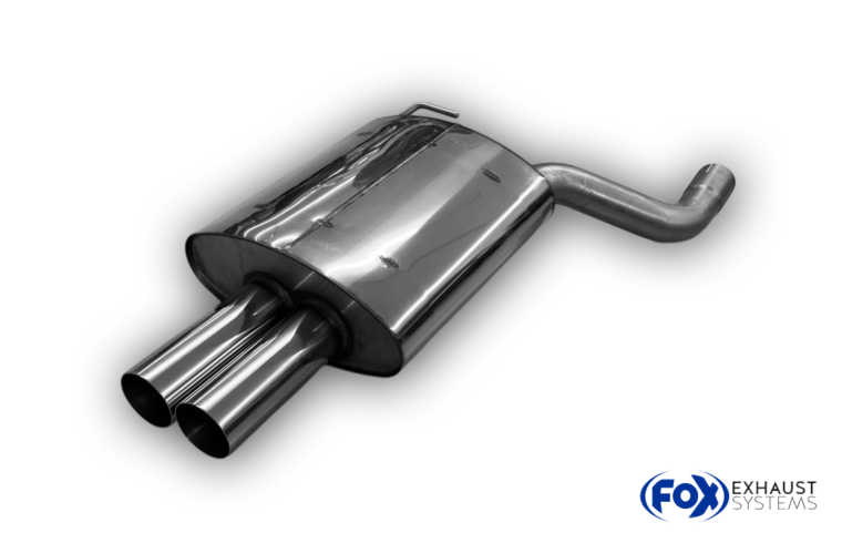 Fox Sportuitlaat BMW E39 520i/ 523i/ 525i/ 528i - Achterdemper Sedan - 2x76 Type 10