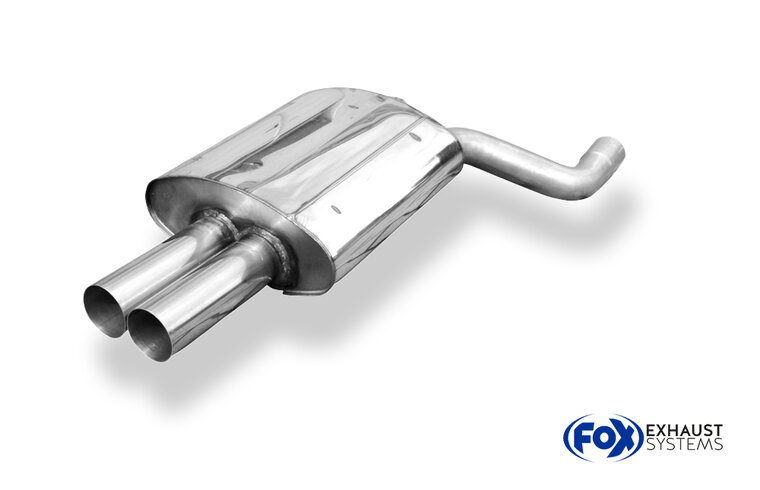 Fox Sportuitlaat BMW E39 520i/ 523i/ 525i/ 528i - Touring achterdemper - 2x76 Type 10