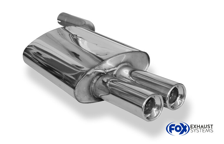Fox Sportuitlaat BMW E60/61 540i 545i Achterdemper - 2x90 Type 13
