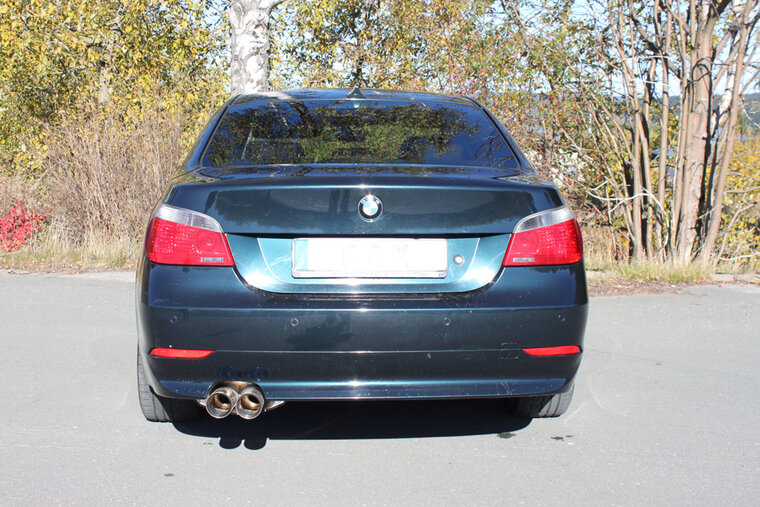 Fox Sportuitlaat BMW E60/61 540i 545i Achterdemper - 2x90 Type 25