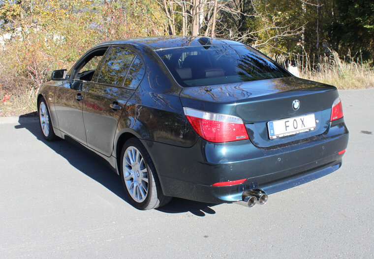 Fox Sportuitlaat BMW E60/61 540i 545i Achterdemper - 2x90 Type 25