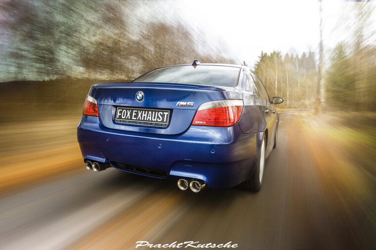 Fox Sportuitlaat BMW E60 M5 achterdemper rechts/links - 2x90 type 25 rechts/links