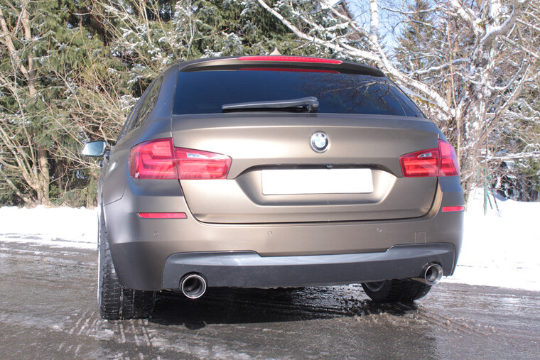 Fox Sportuitlaat BMW F11 535d Achterdemper rechts/links enkele uitlaat - 1x100 Type 25 rechts/links