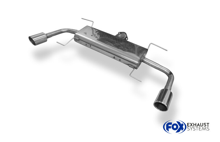 Fox Sportuitlaat Mazda 6 - GJ Sedan Achterdemper Dwarsuitlaat Rechts/Links - 1x100 Type 16 Rechts/Links