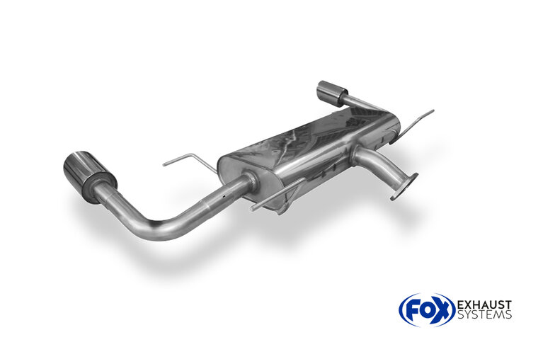 Fox Sportuitlaat Mazda 6 - GJ Sedan Achterdemper Dwarsuitlaat Rechts/Links - 1x100 Type 16 Rechts/Links