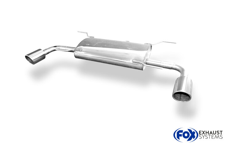 Fox Sportuitlaat Mazda 6 - GJ Estate Achterdemper Dwarsuitlaat Rechts/Links - 1x100 Type 16 Rechts/Links