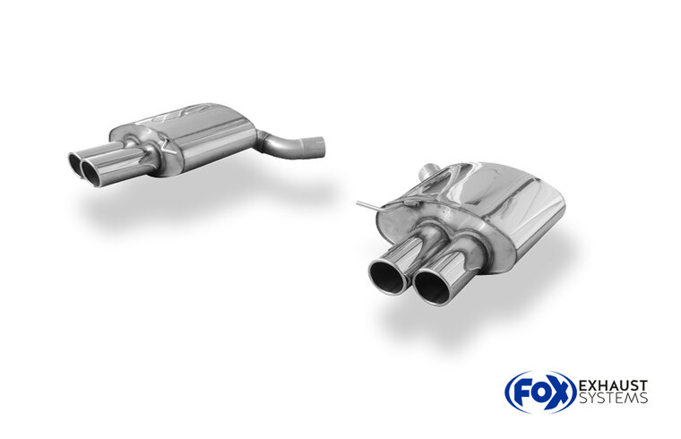 Fox Sportuitlaat BMW F12 650i Cabriolet Achterdemper Rechts/Links - 2x90 Type 16 Rechts/Links