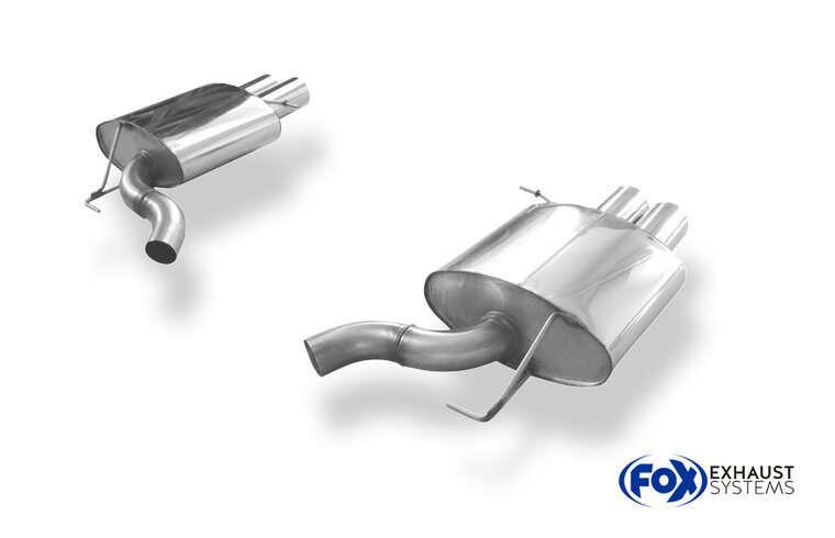 Fox Sportuitlaat BMW F12/F13/F06 - 640i met M-pakket Achterdemper rechts/links - 2x90 Type 12 rechts/links