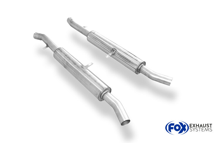 Fox Sportuitlaat BMW E38 730i/ 735i/ 740i Voordemper