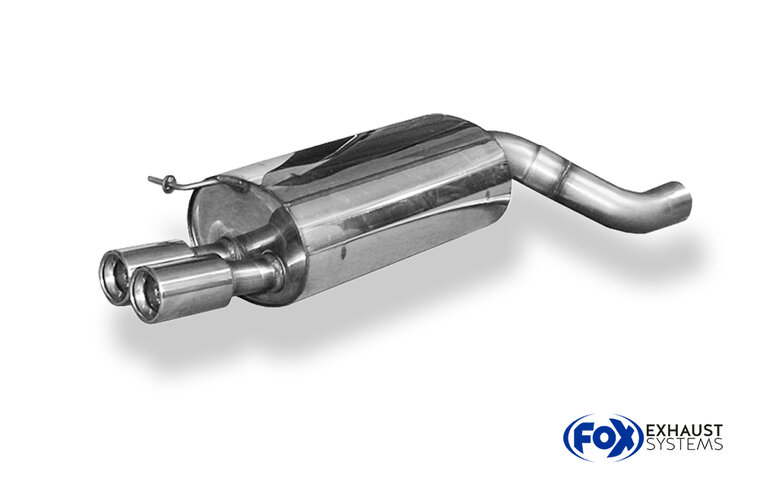 Fox Sportuitlaat BMW E65 735i/745i Achterdemper - 2x90 Type 13