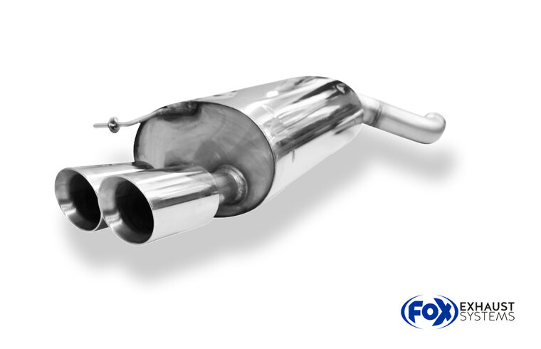 Fox Sportuitlaat BMW E65 735i/745i Achterdemper - 2x90 Type 25