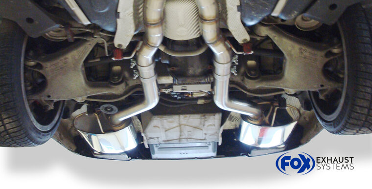Fox Sportuitlaat BMW F01 760i achterdemper rechts/links - 2x63 type 14 rechts/links - zonder uitlaatkleppen