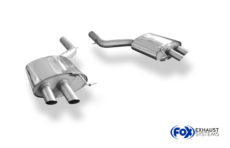 Fox Sportuitlaat BMW F01 760i achterdemper rechts/links - 2x63 type 14 rechts/links - zonder uitlaatkleppen