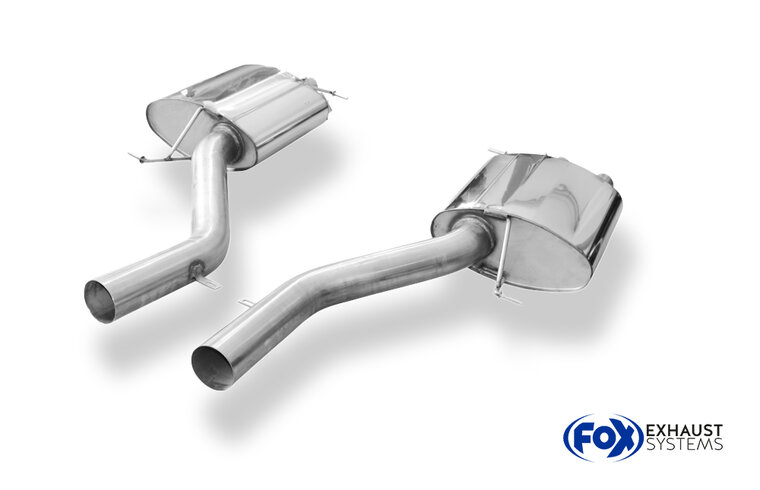 Fox Sportuitlaat BMW F01 760i achterdemper rechts/links - 2x63 type 14 rechts/links - met uitlaatkleppen