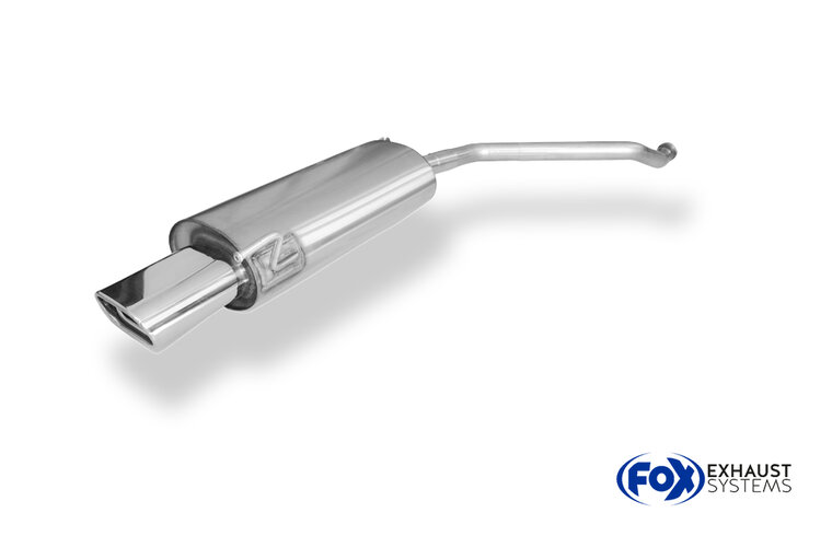 Fox Sportuitlaat Audi 80 Type B4 Sedan &amp; Avant Dubbele uitlaatdemper - 135x80 Type 53