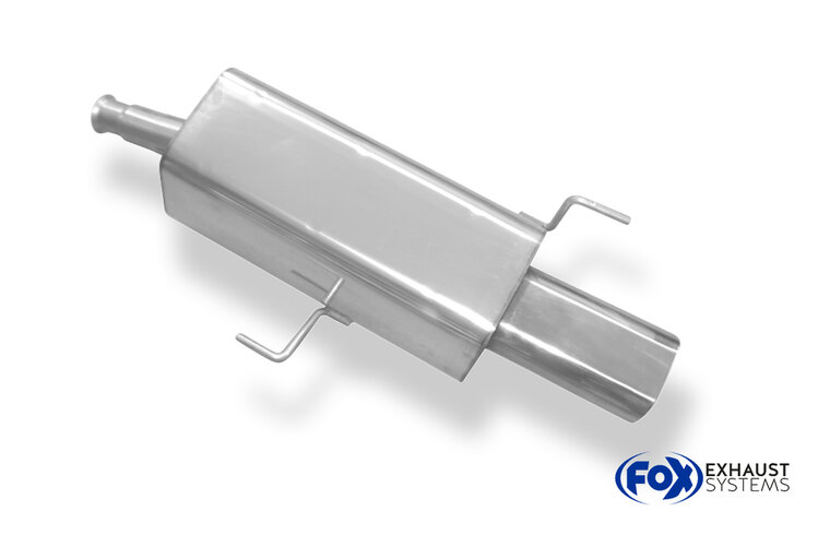 Fox Sportuitlaat Audi 80 Type B4 Sedan &amp; Avant Achterdemper &Oslash;63,5 mm - 135x80 Type 53