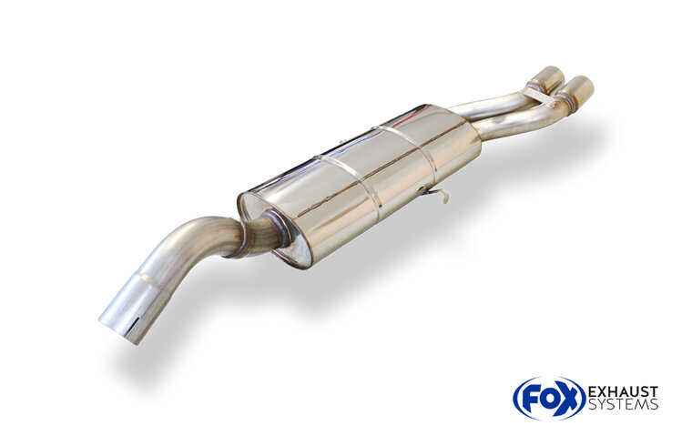 Fox Sportuitlaat Audi 80/90 Type 81 achterdemper - 2x63 Type 10