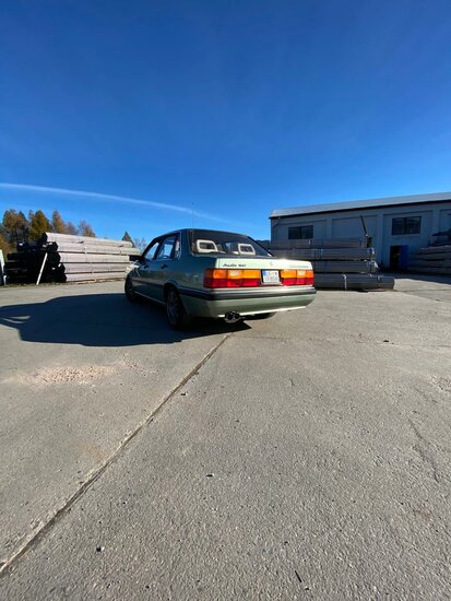 Fox Sportuitlaat Audi 80/90 Type 81 achterdemper - 2x76 Type 10