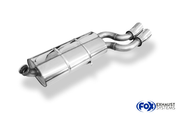 Fox Sportuitlaat Audi 80/90 Type 81 achterdemper standaard - 2x76 Type 18